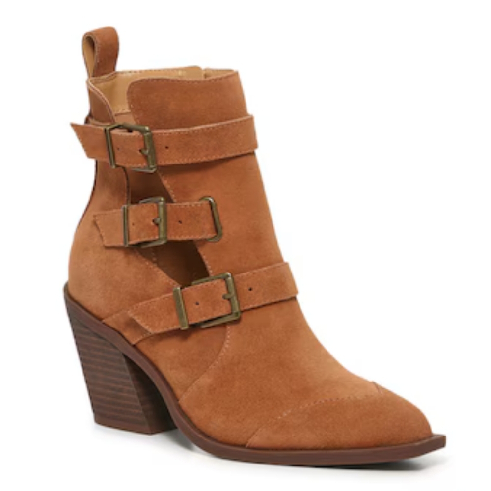 New Crown Vintage Western Cutout Booties